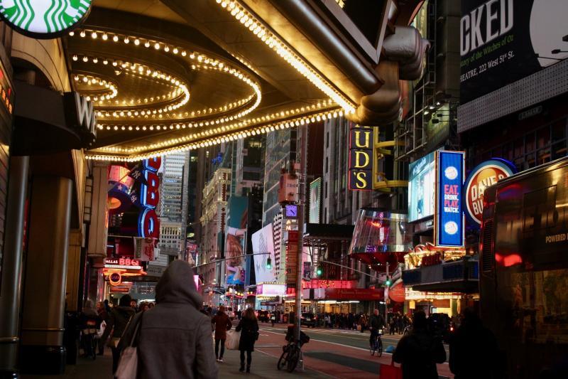 New York in de avond