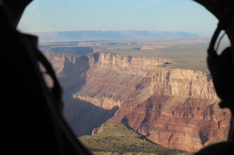Optionele helikoptervlucht Grand Canyon