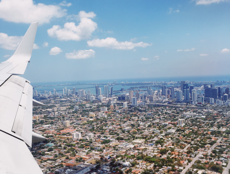 Rondreis zuiden Amerika - vlucht Miami
